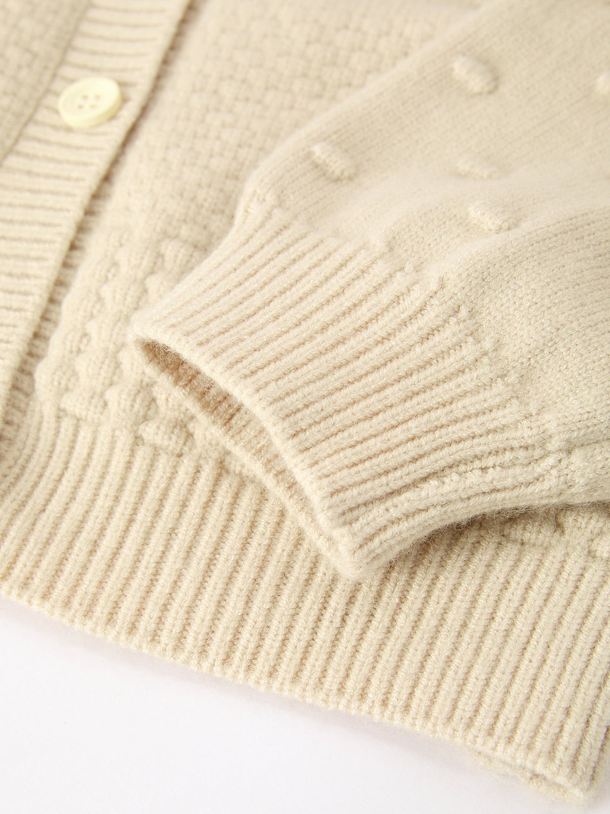 Kids Christmas Tree Knit Cardigan | Button-Front Holiday Sweater