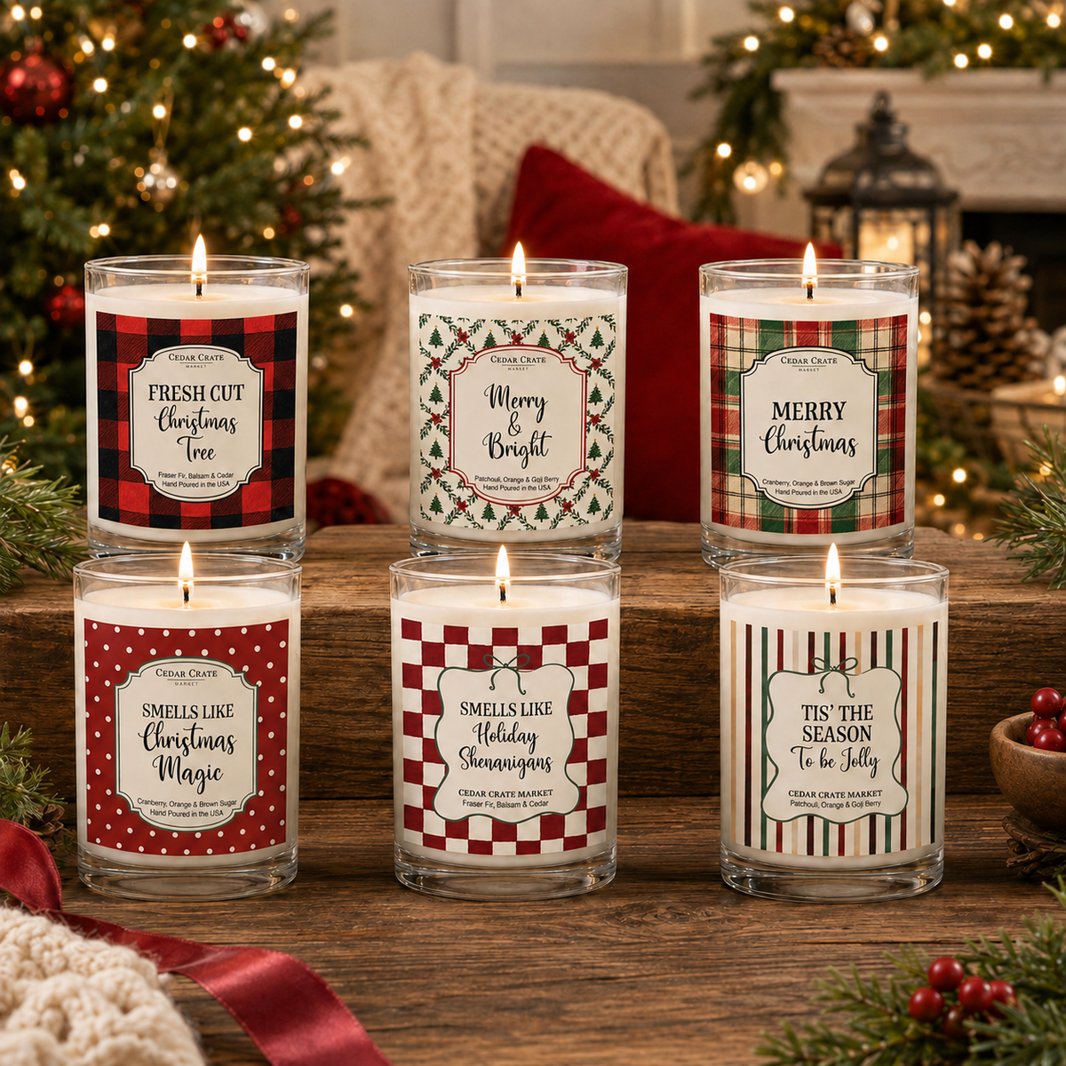 Funny Christmas Candles - Tis The Season To Be Jolly 13.5 oz