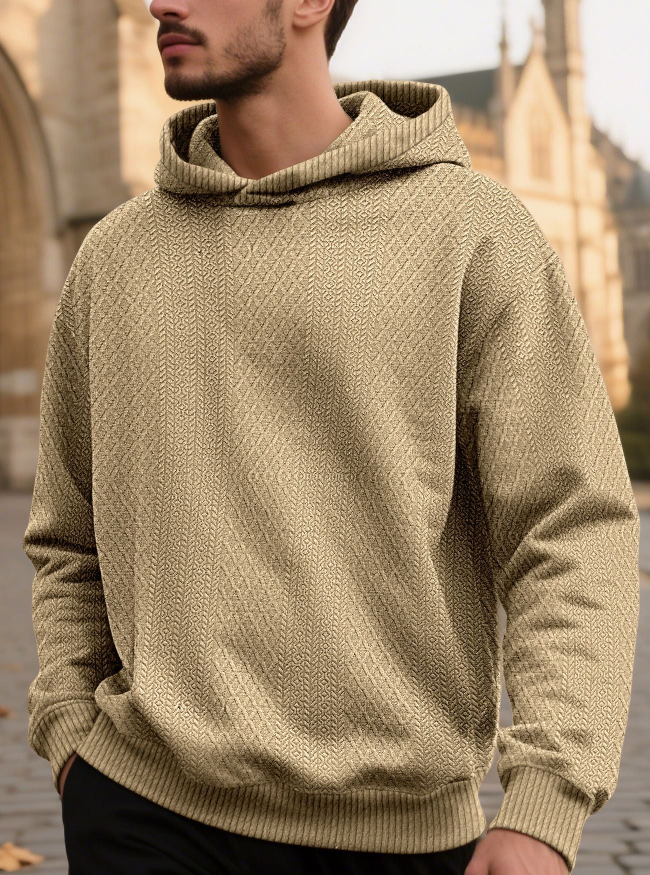 Men's Mountain Jacquard Fleece Hoodie