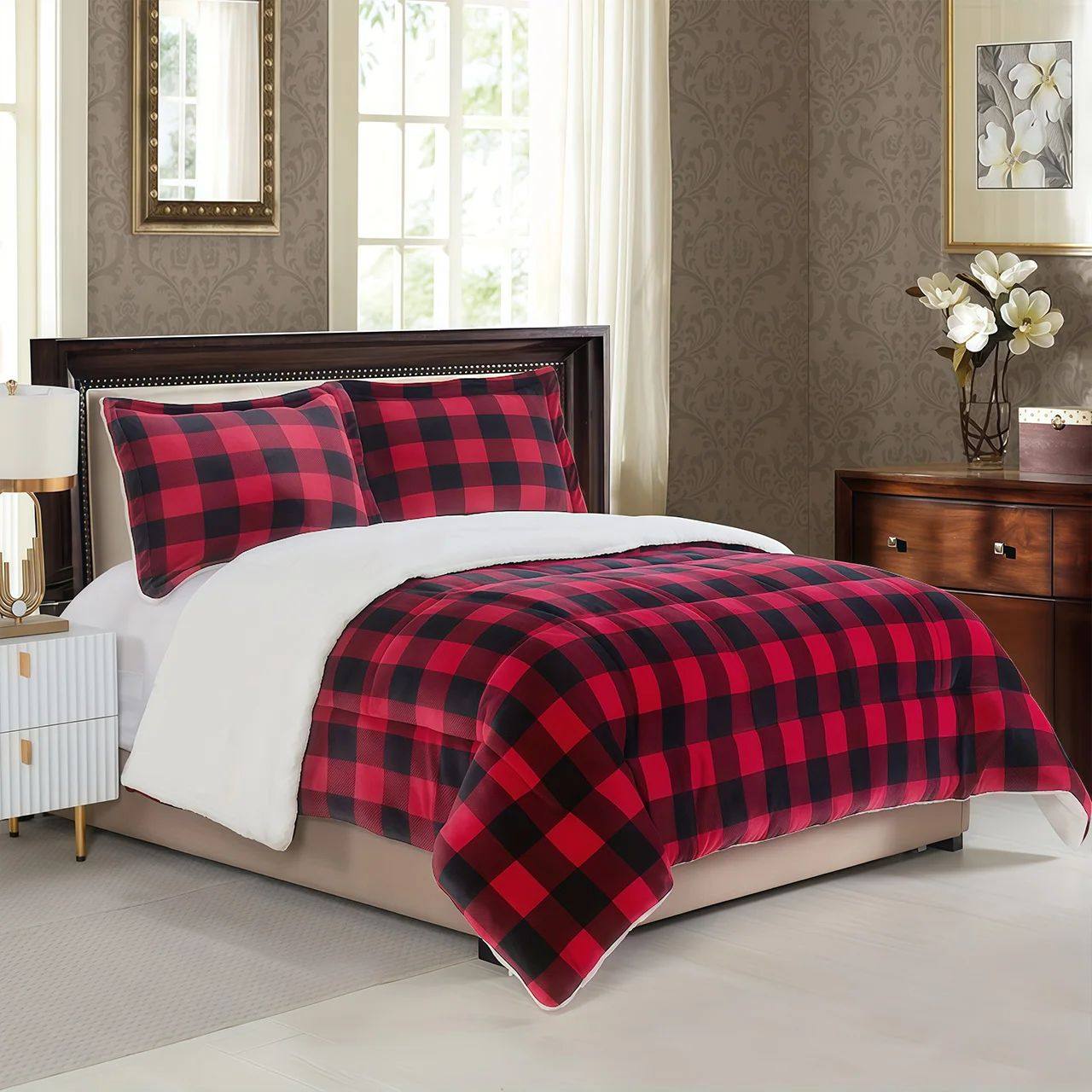 Cabin Buffalo Plaid Throw Blanket