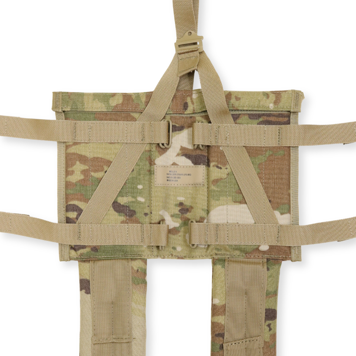 MOLLE II Shoulder Straps — OCP (Multicam), USA Made, Fits Large Rucksack