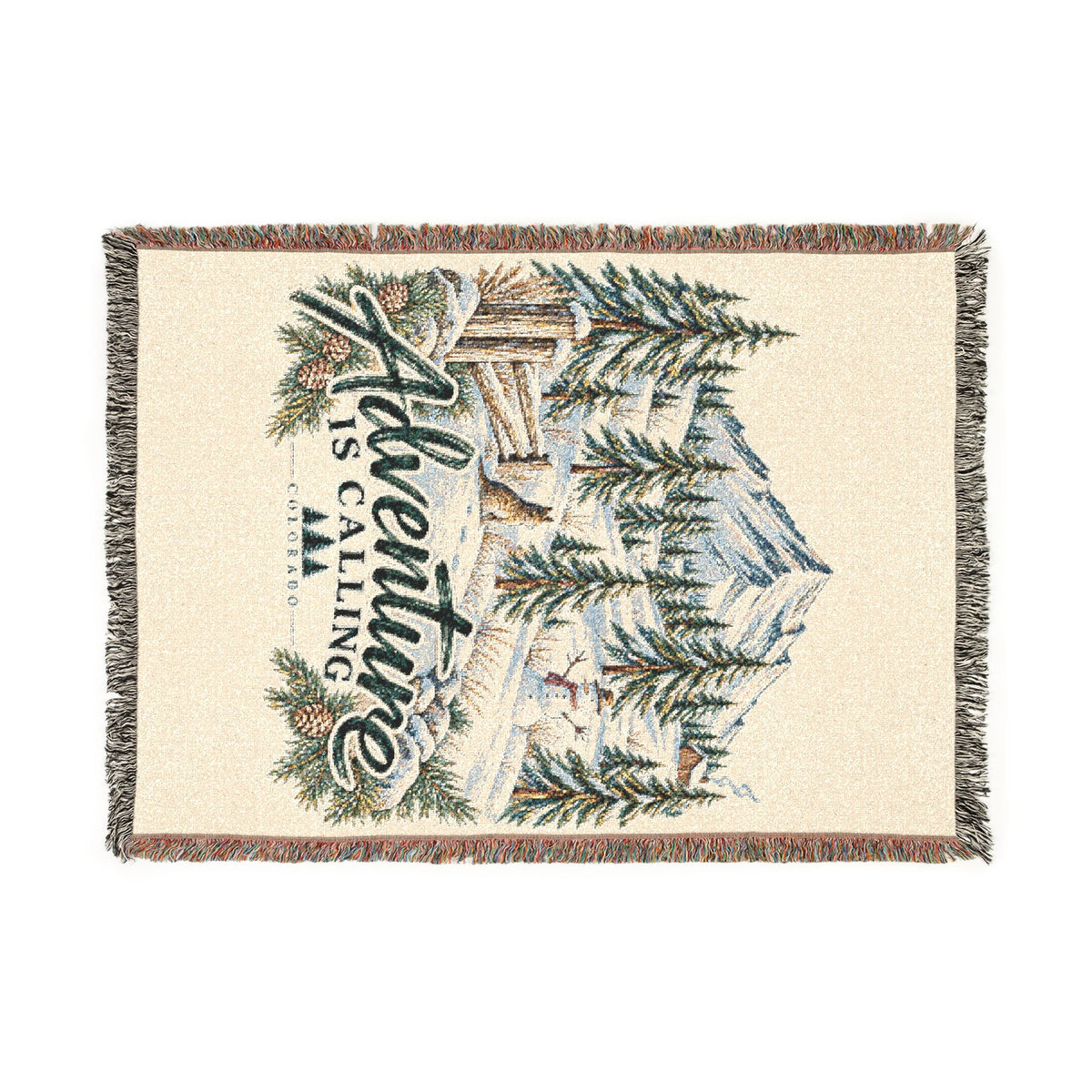 Adventure Is Calling Woven Blanket