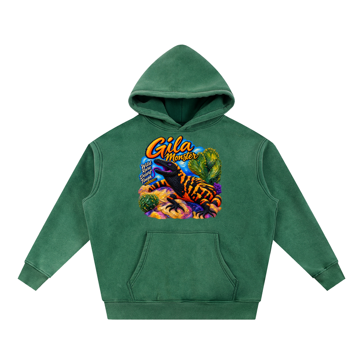Snow Wash Fleece Oversize Hoodie