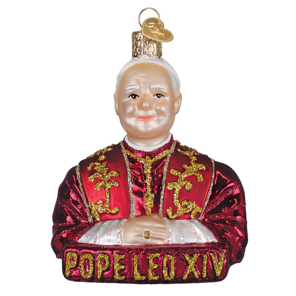 Pope Leo XIV Christmas Ornament