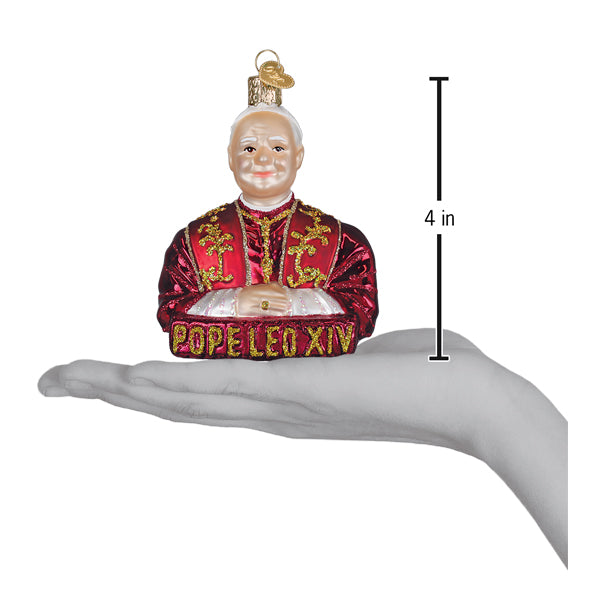 Pope Leo XIV Christmas Ornament
