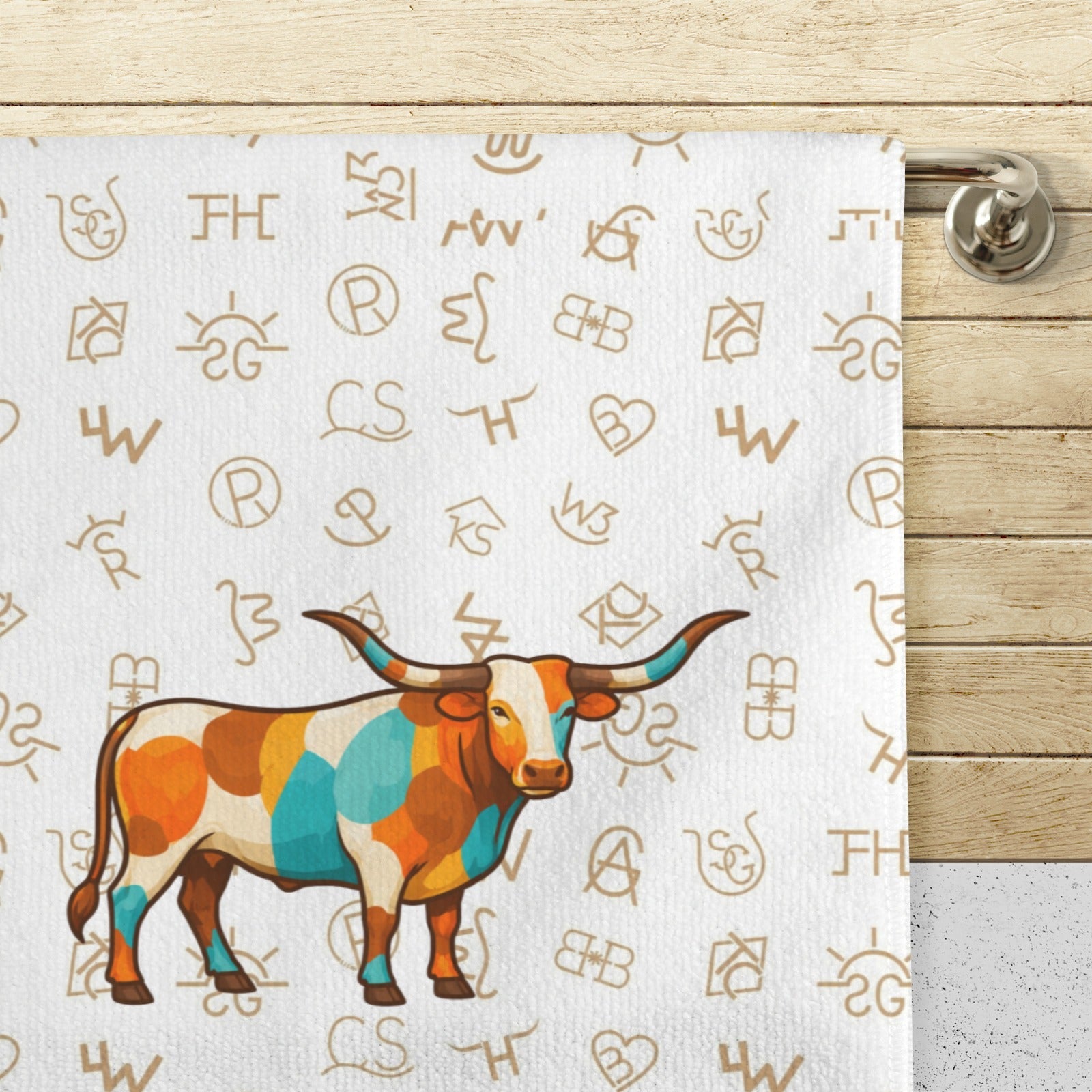 Western Cattle Brand Kitchen Towels