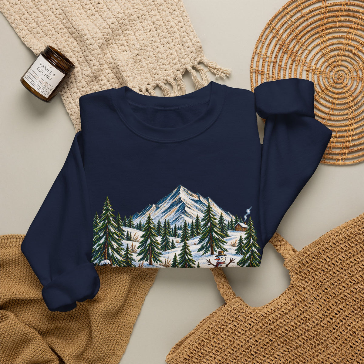 Adventure Is Calling Mountain Crewneck Sweatshirt