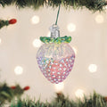Shimmering Strawberry Christmas Ornament