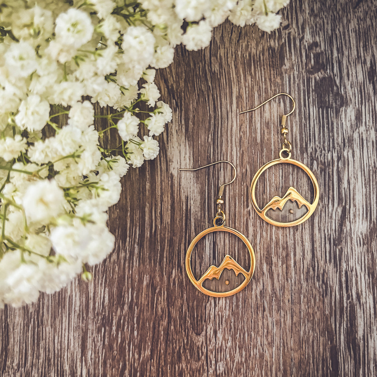 Gold or Silver Faith Earrings