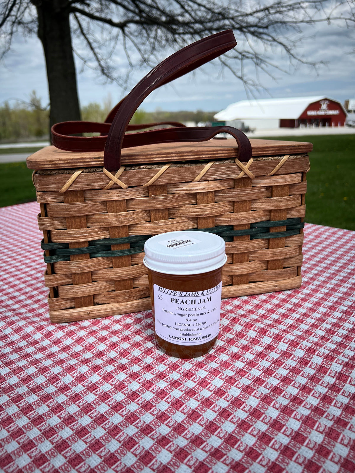 Miller’s Amish-Made Peach Jam | 9.4 or 18 oz
