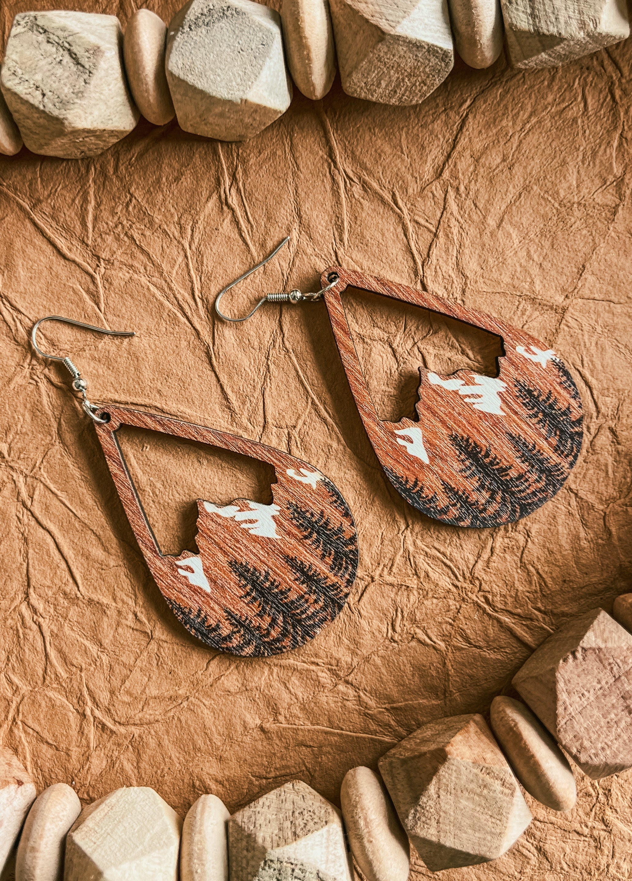 Wood Mountain Earrings