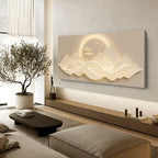 Modern Mountain Landscape Canvas Wall Art