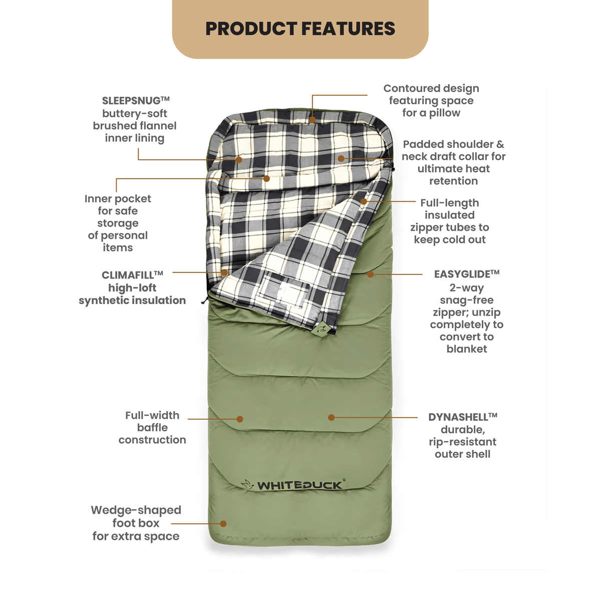 Slumbernest™ Sleeping bag  30°F