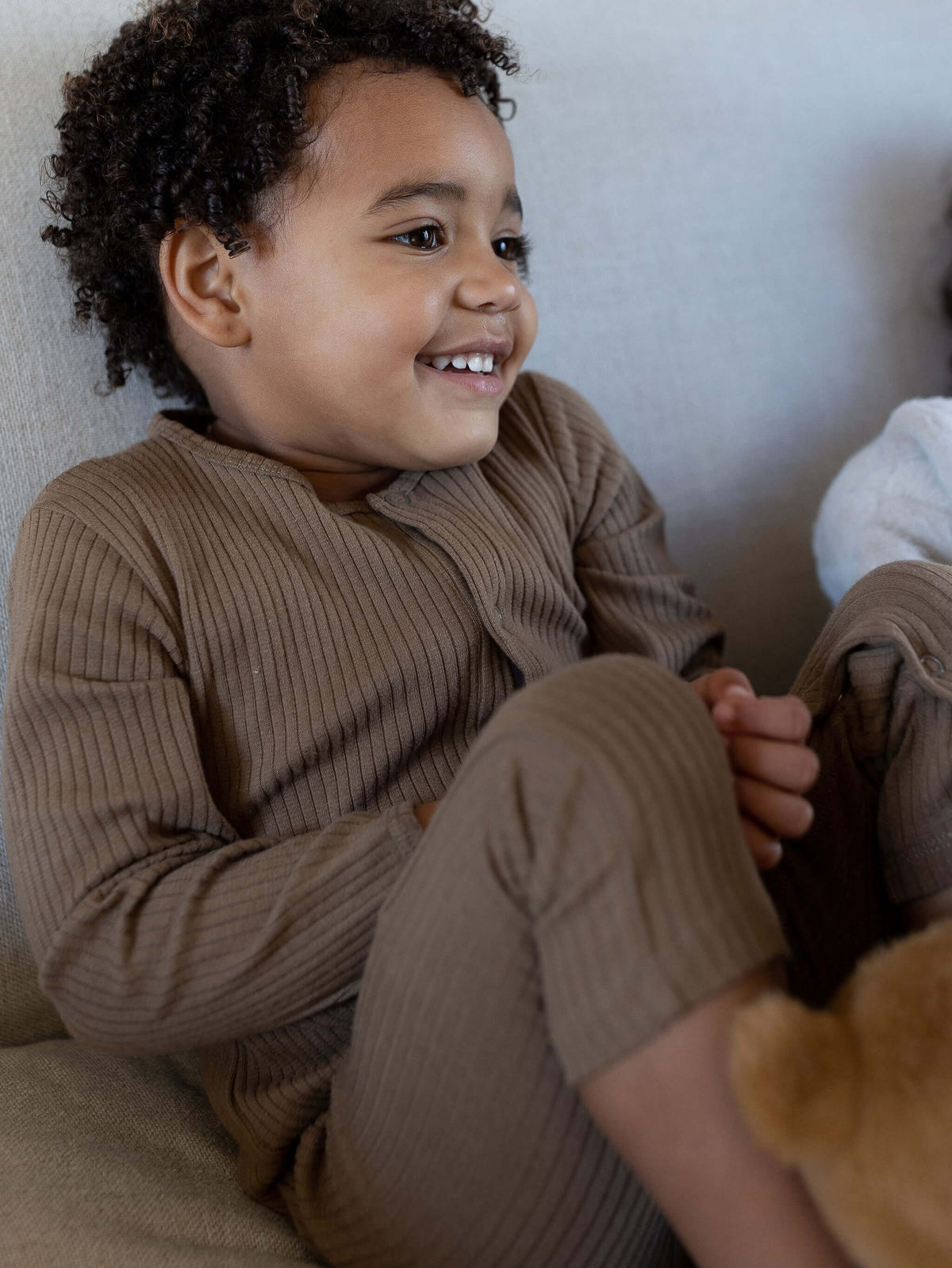 Kids' Ribbed Organic Cotton Pajamas | The Simple Folk Archive