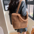 Women's Plush Sherpa Tote