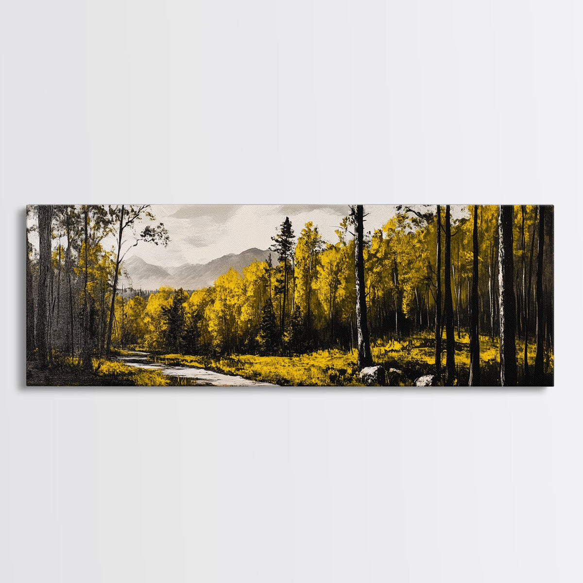 Forest Path Autumn Canvas