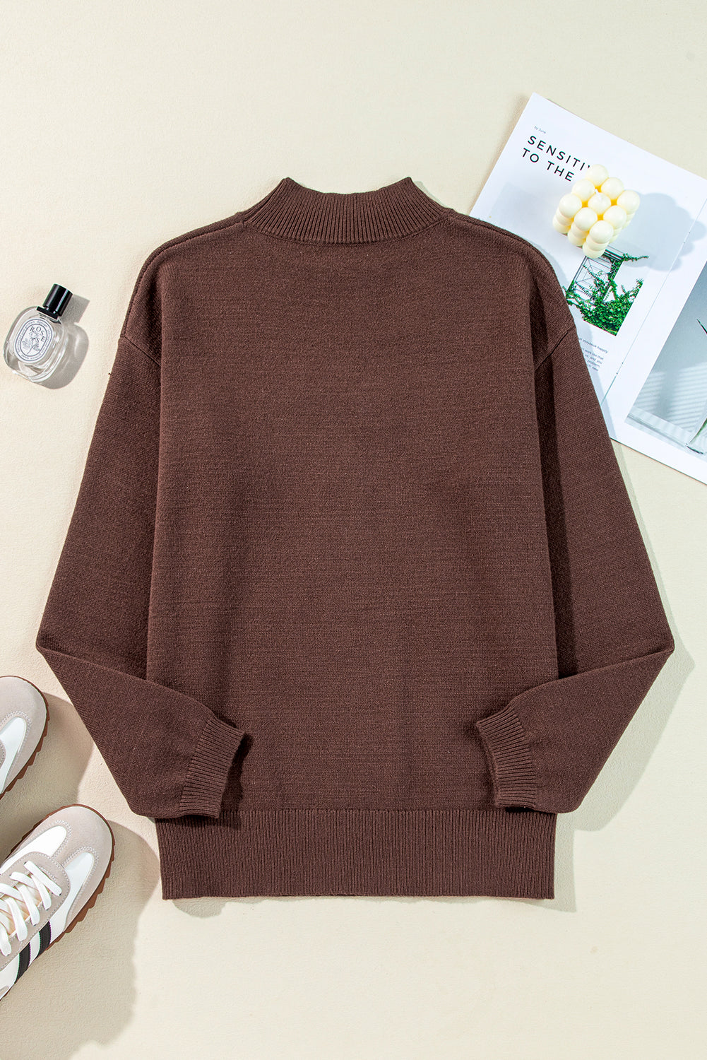 Howdy Boot Graphic High Neck Sweater