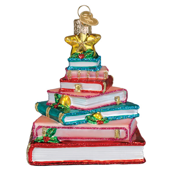 Book Club Tree Christmas Ornament