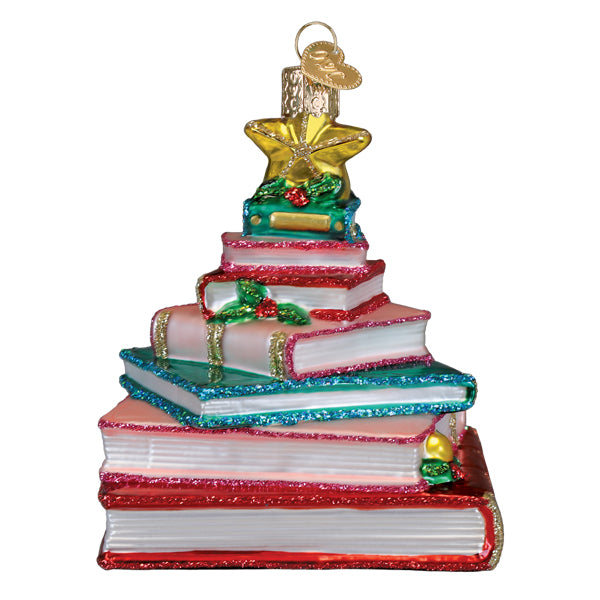 Book Club Tree Christmas Ornament