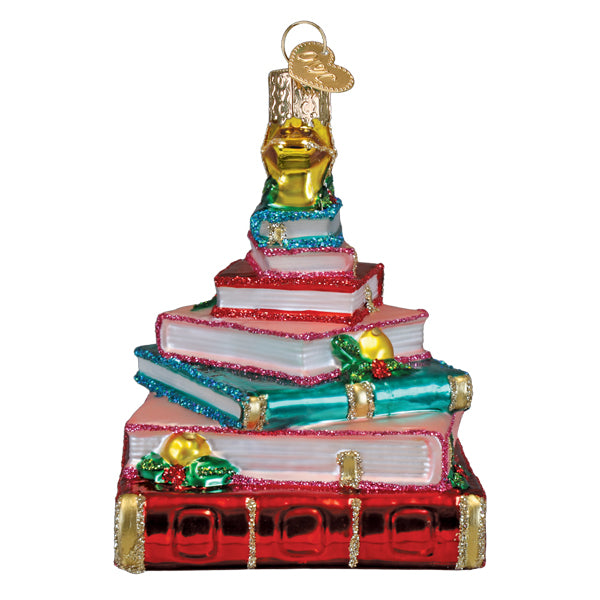 Book Club Tree Christmas Ornament