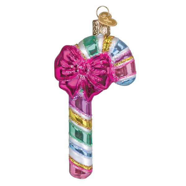 Pastel Candy Cane Christmas Ornament