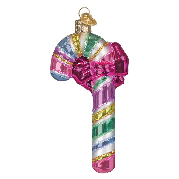 Pastel Candy Cane Christmas Ornament