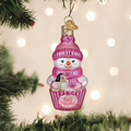 Snow Baby Cupcake Girl Christmas Ornament