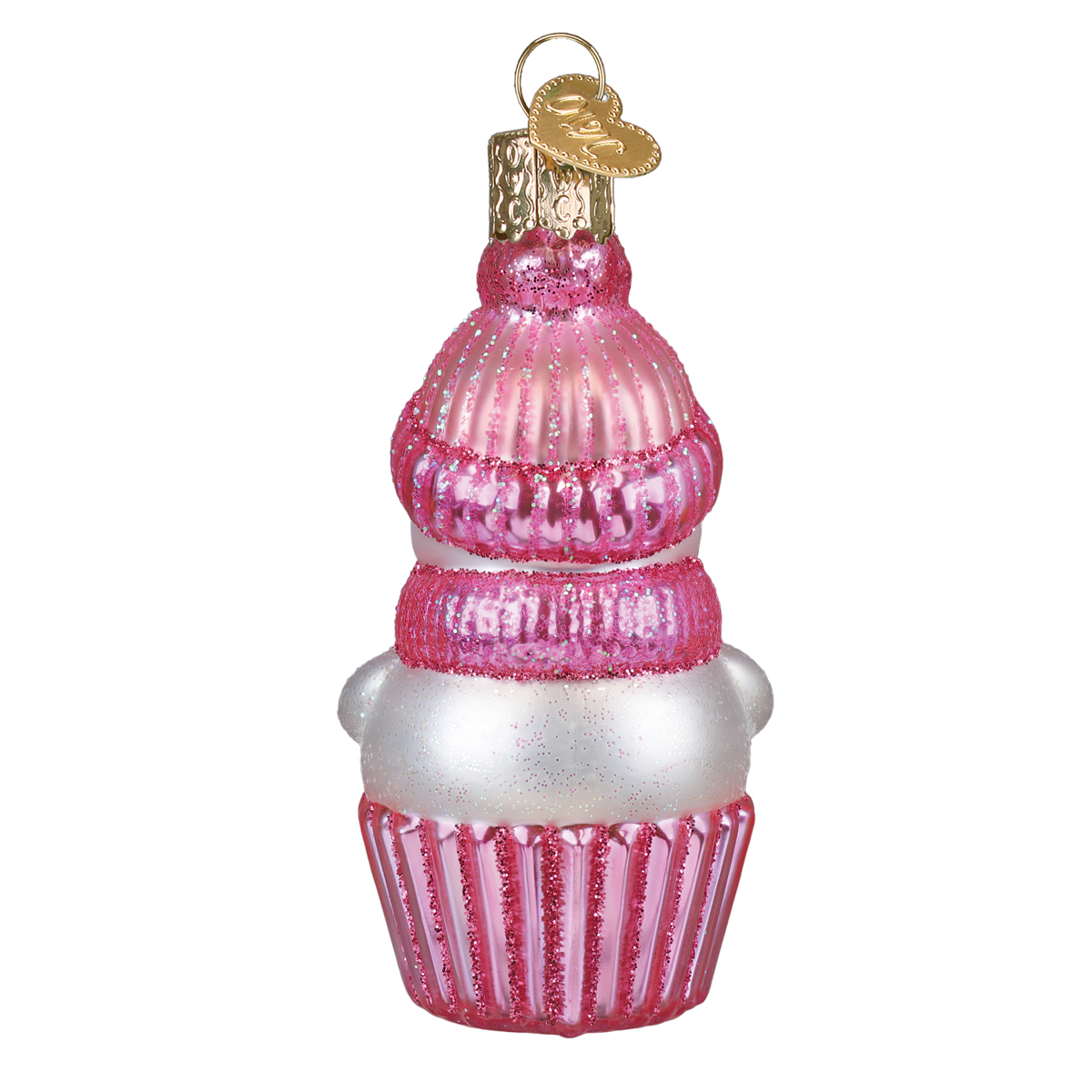 Snow Baby Cupcake Girl Christmas Ornament