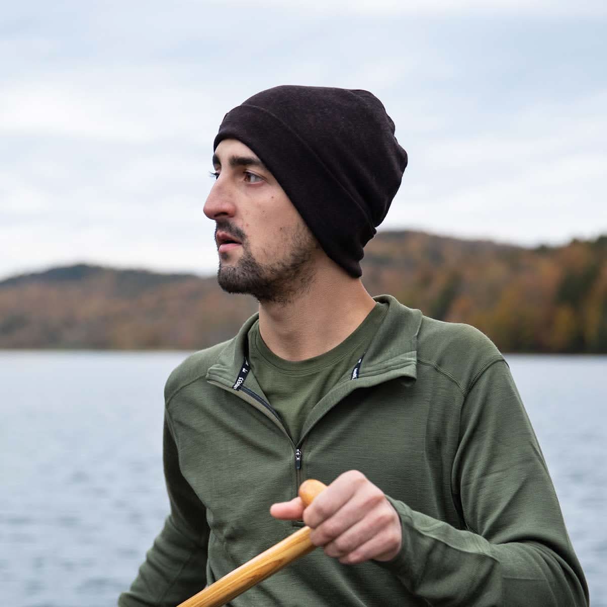 Merino Wool Cuff Beanie