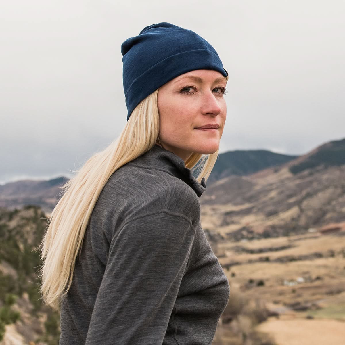 Merino Wool Cuff Beanie