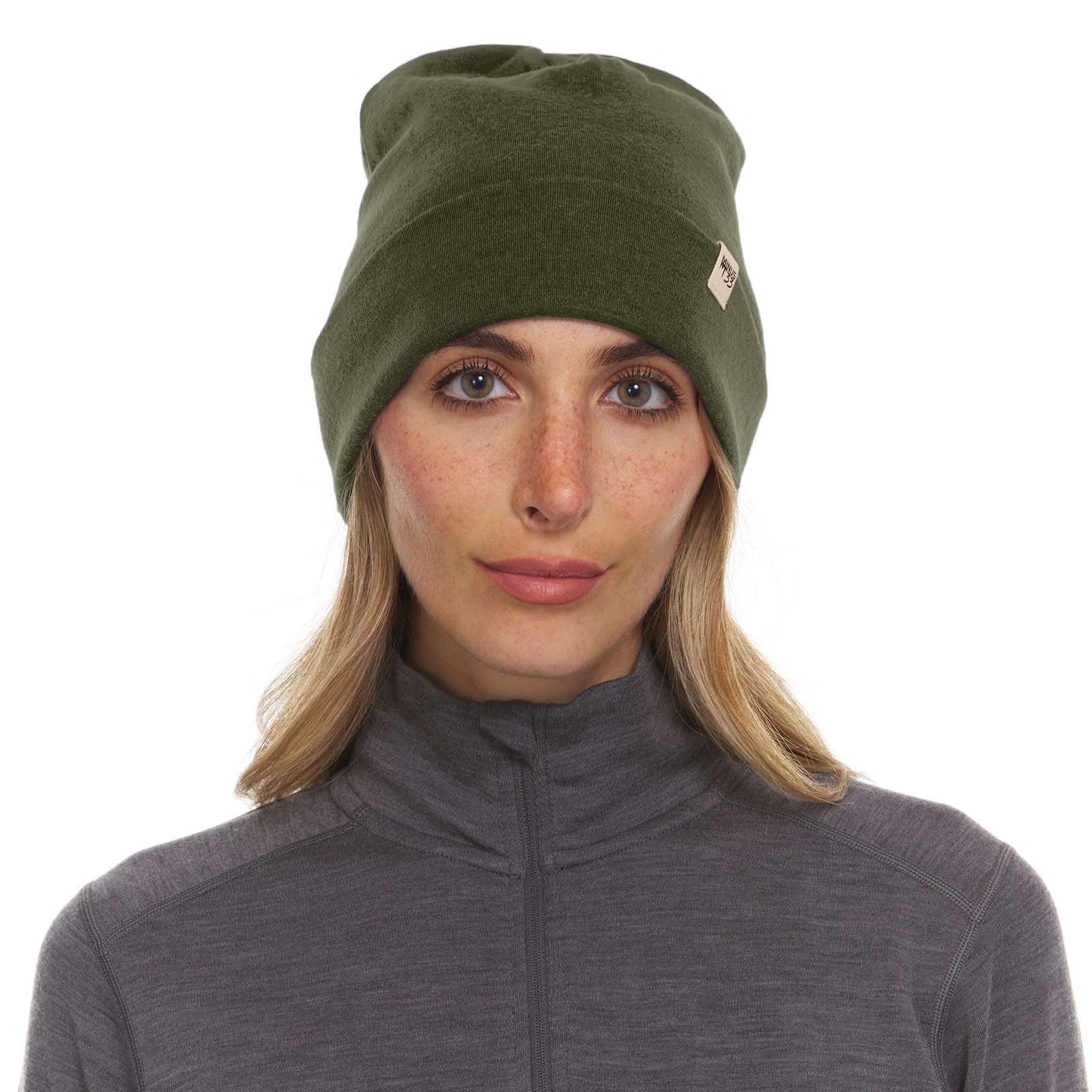 Merino Wool Cuff Beanie