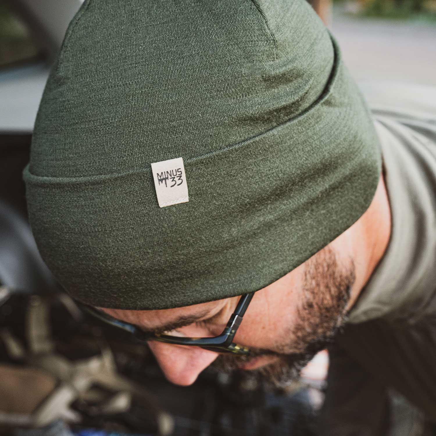 Merino Wool Cuff Beanie