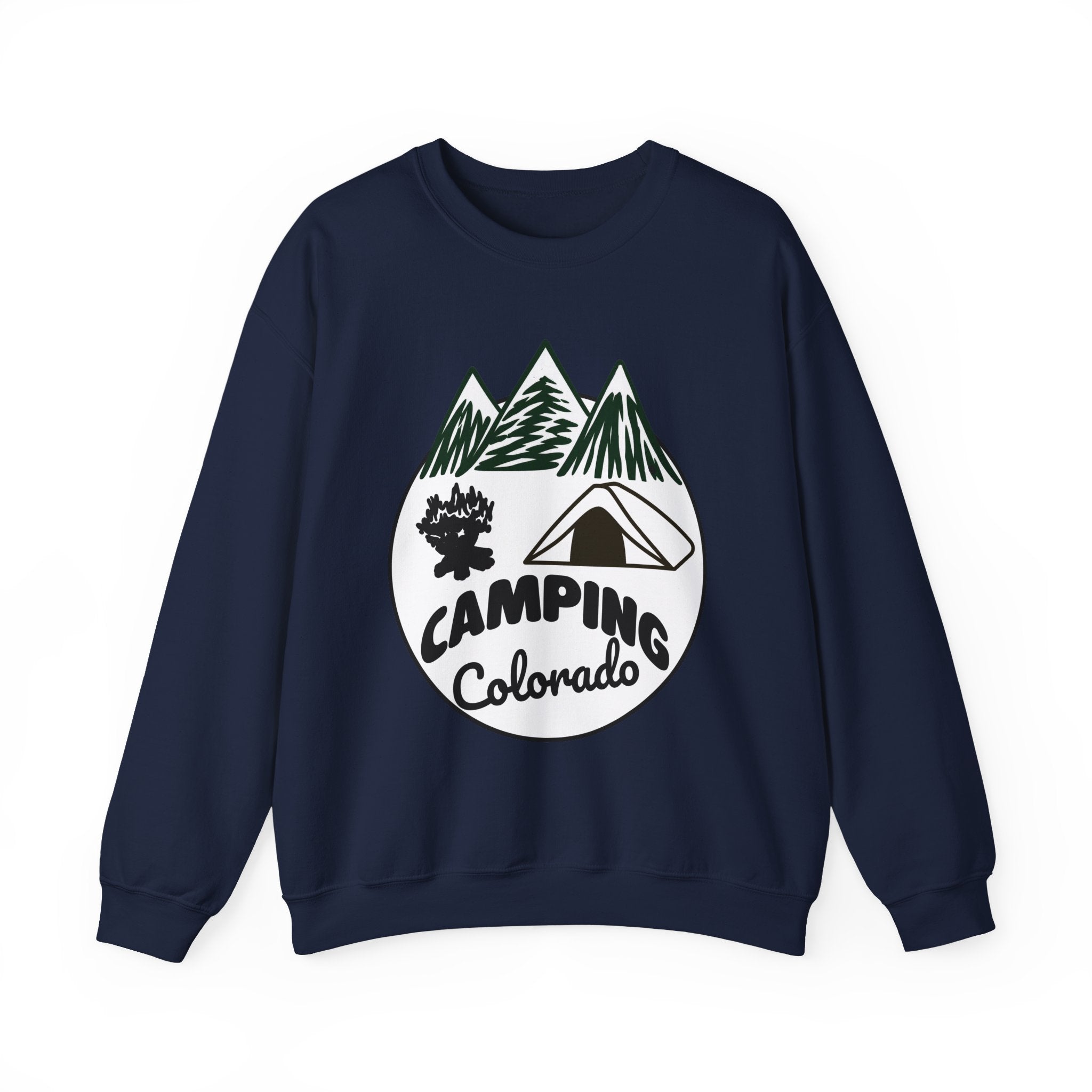 Camping Colorado Crewneck Sweatshirt