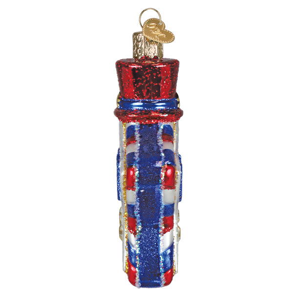USA Star Patriotic Christmas Ornament