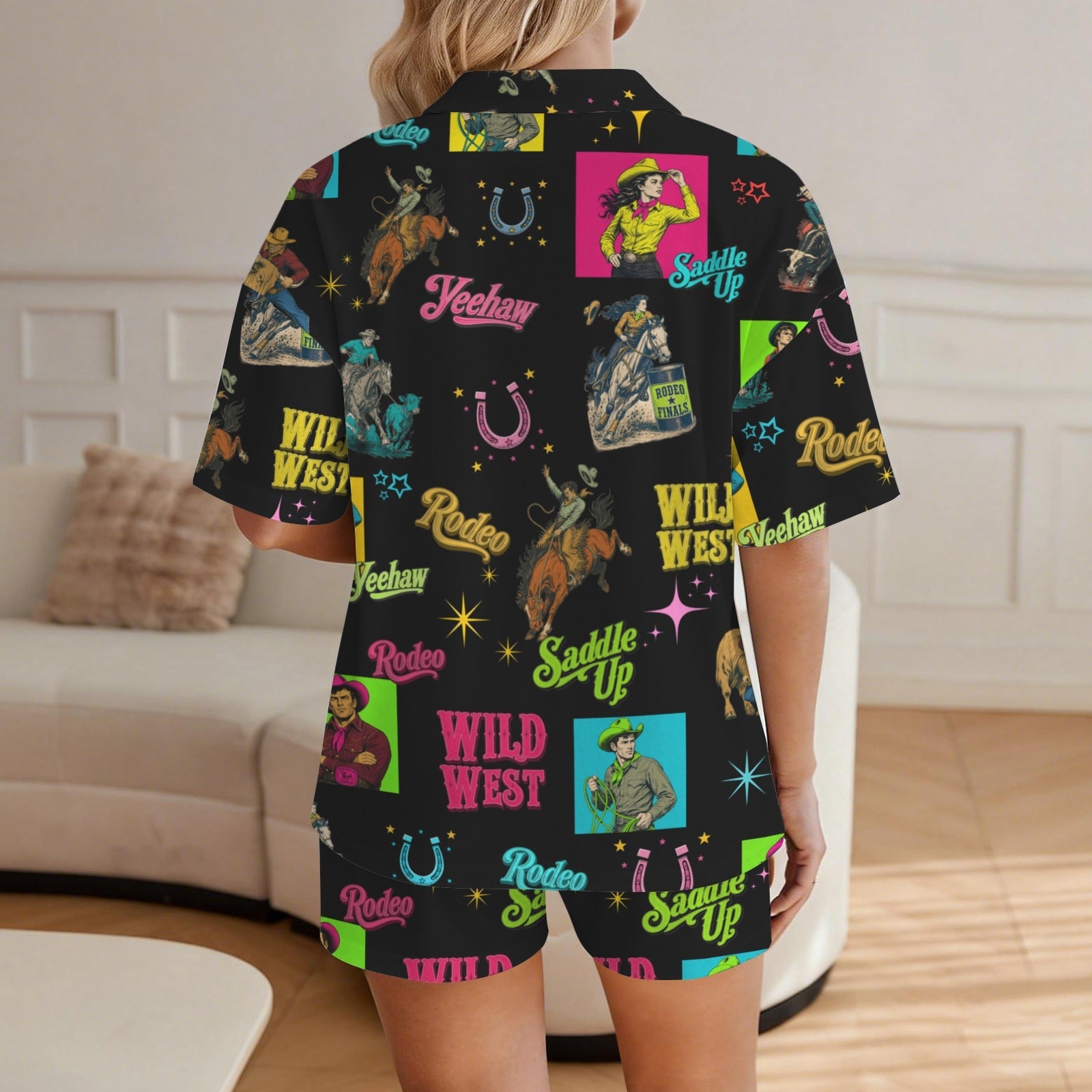 The Last Roundup Short Pajama Set