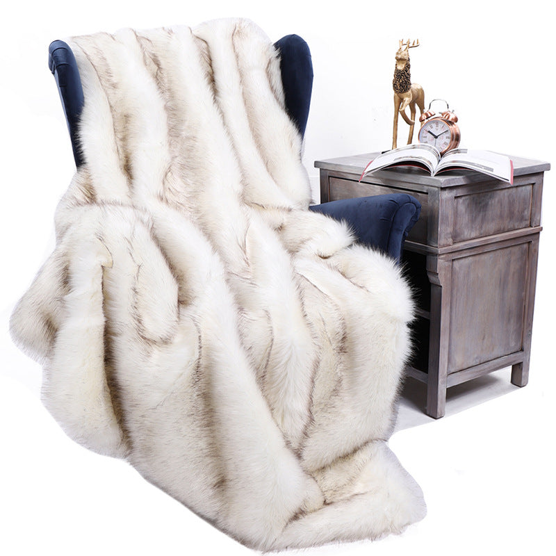 Highland Fox Knit Throw