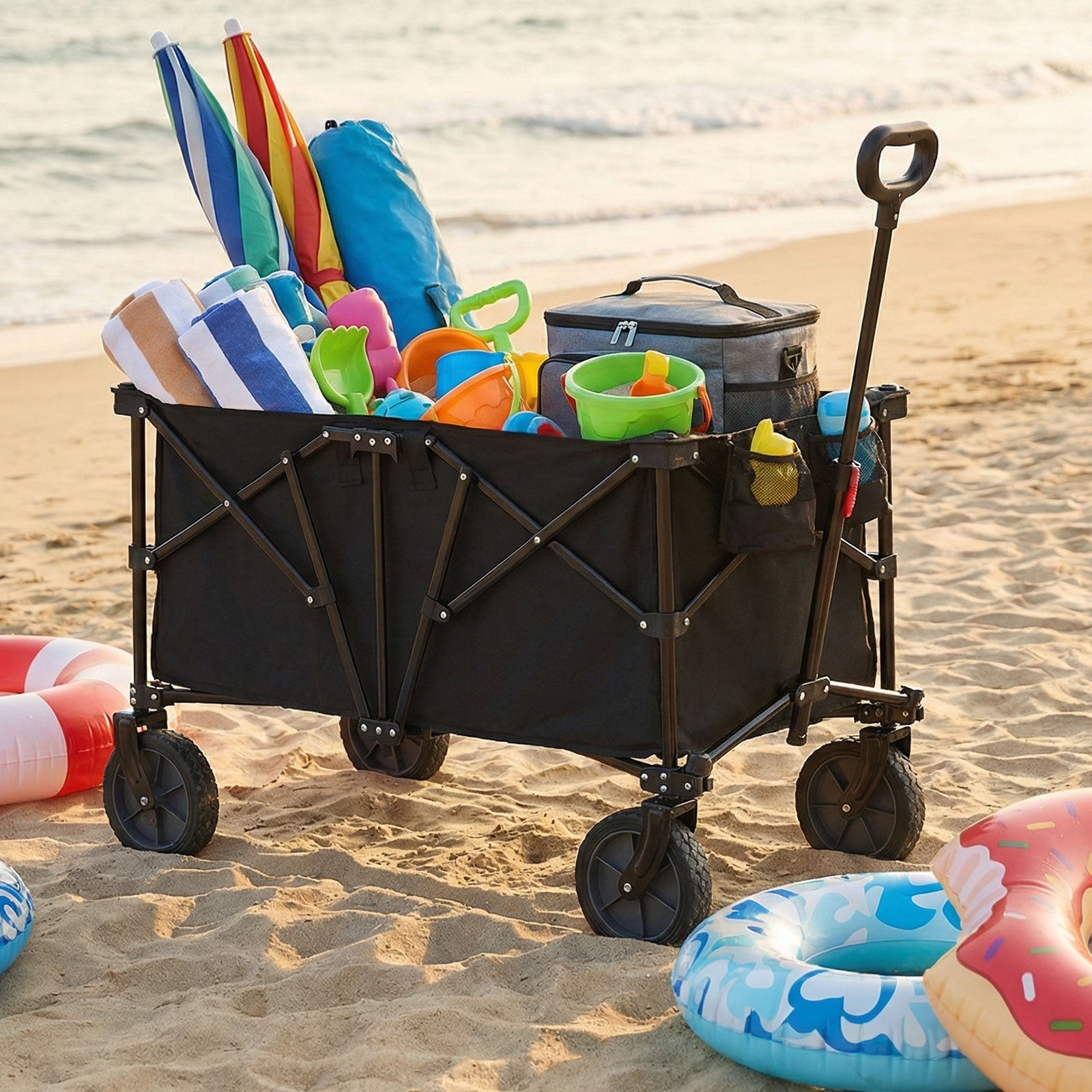 Heavy-Duty Collapsible Wagon Cart