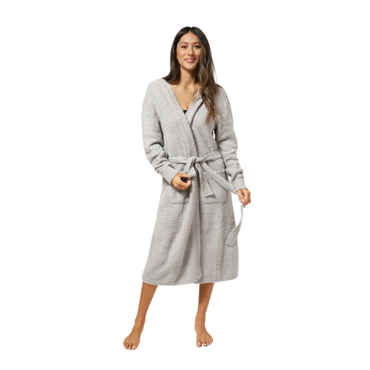 Luxxe Feather Yarn Robe