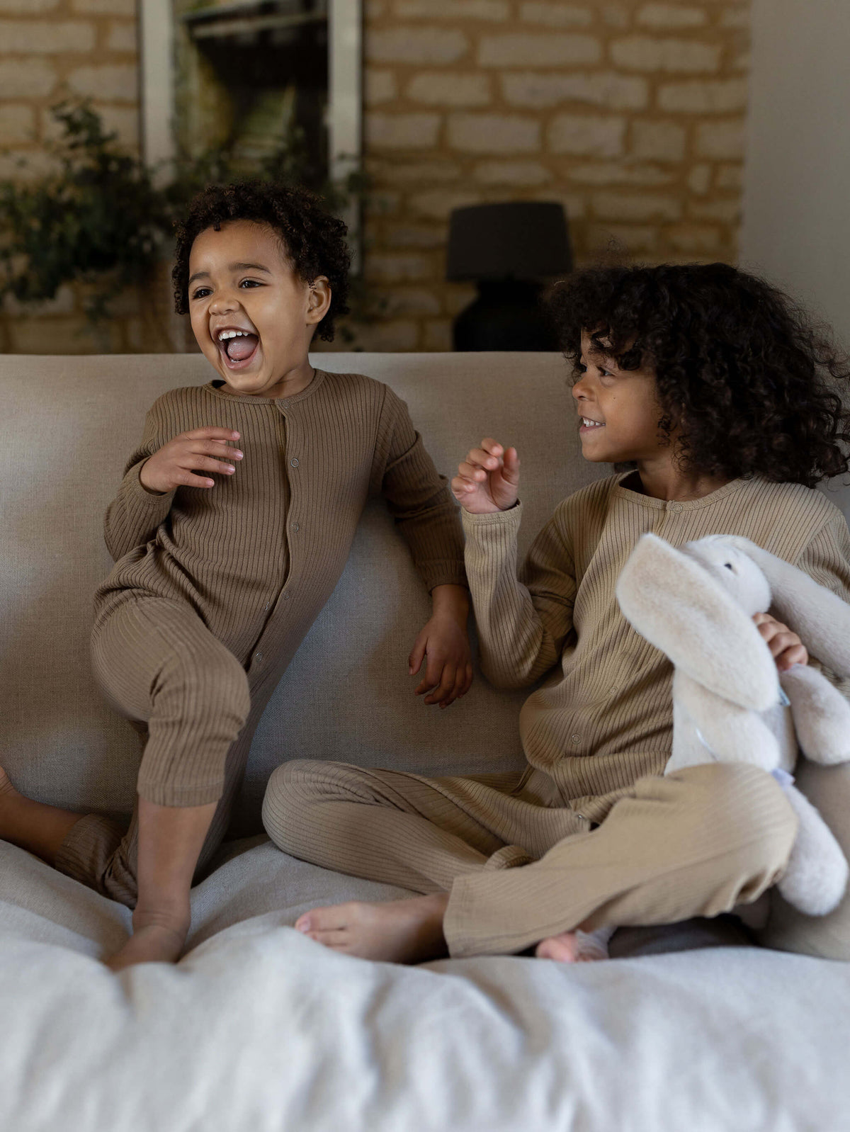 Kids' Ribbed Organic Cotton Pajamas | The Simple Folk Archive