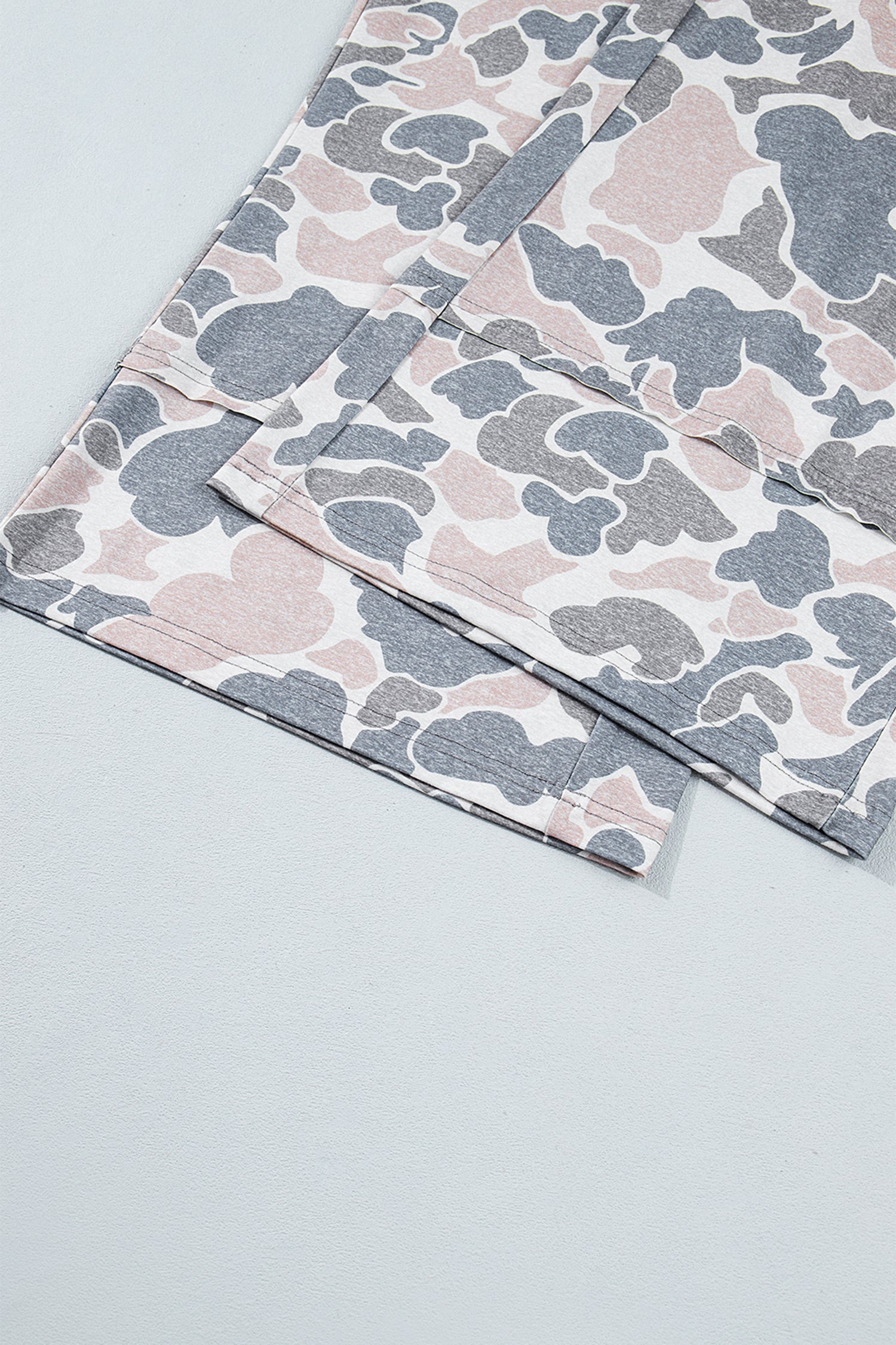 Plus Size Camo Print Ankle Pants