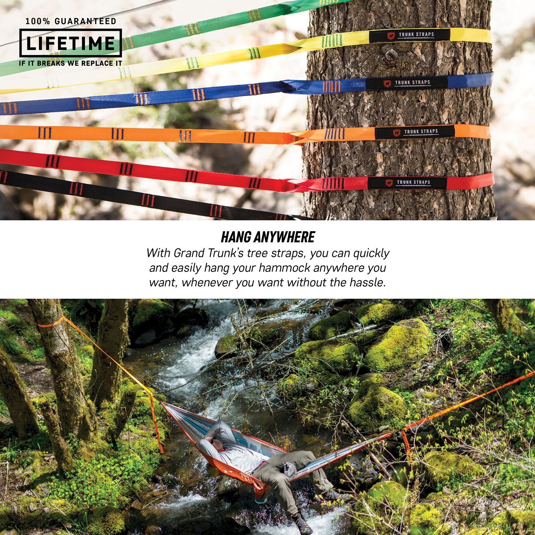 Trunk Straps Hammock Suspension Straps