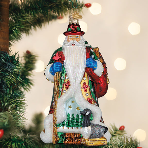 Canadian Santa Christmas Ornament