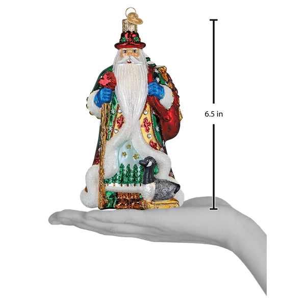 Canadian Santa Christmas Ornament