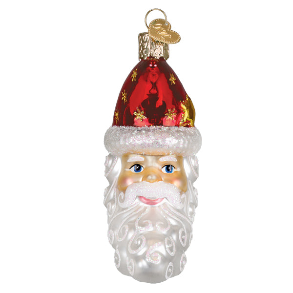 Santa Moon Face Christmas Ornament