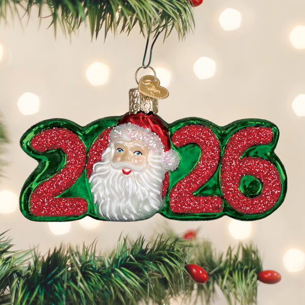 2026 Santa Christmas Ornament