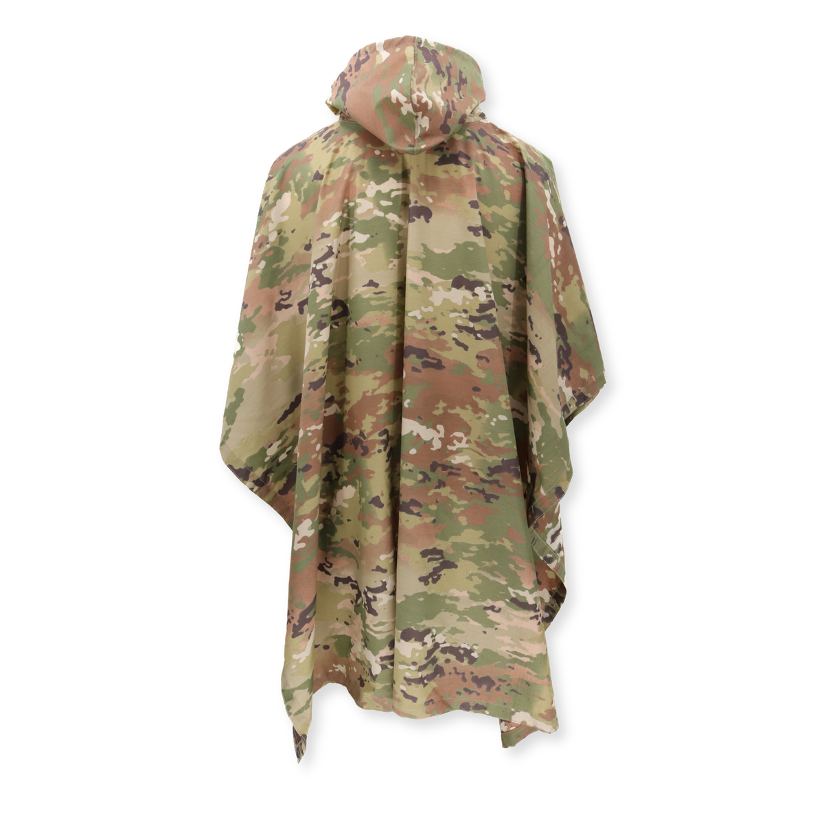 Multicam Ripstop Waterproof Poncho — USA Made