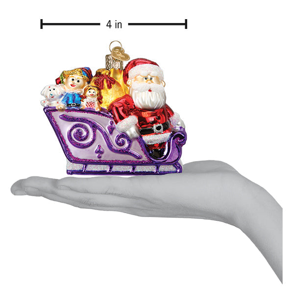 Santa and Friends Christmas Ornament