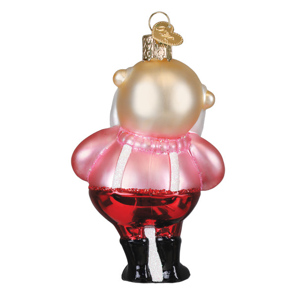 Santa in Suspenders Christmas Ornament