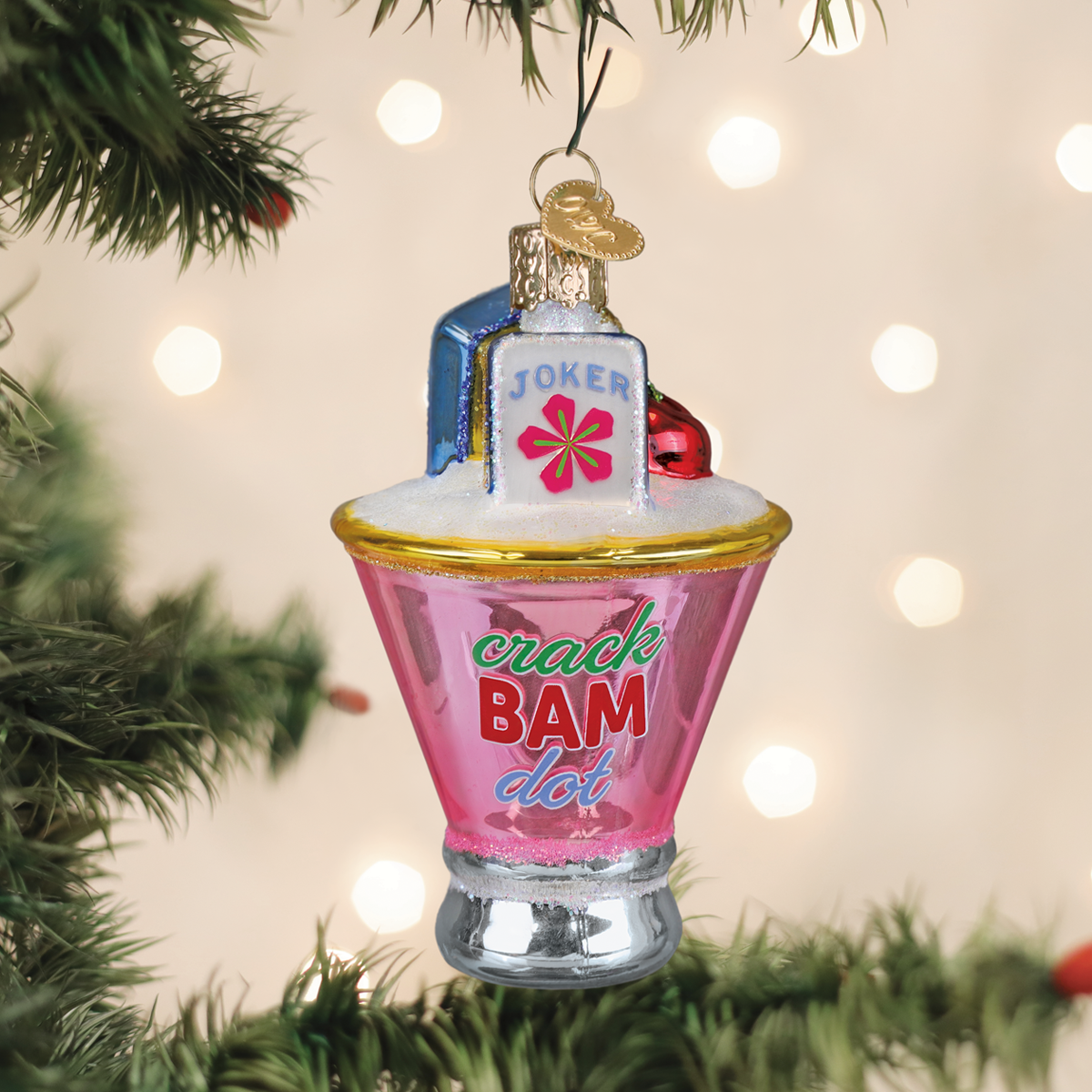 Mahjong Mixer Christmas Ornament