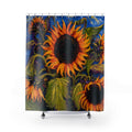 Sunflower Art Shower Curtain — Vibrant Van Gogh‑Style Floral Bathroom Decor
